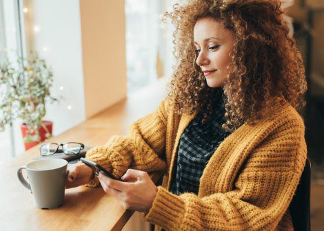 Young woman gets ready to call an adoption agency